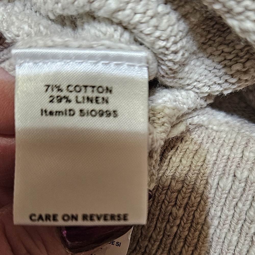 #063 L.L.Bean Signature Cowl Neck Sweater- Size: … - image 5